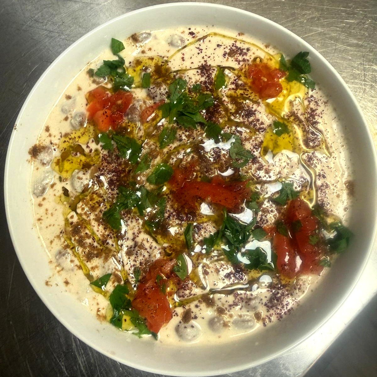Foul With Tahini Bowl
